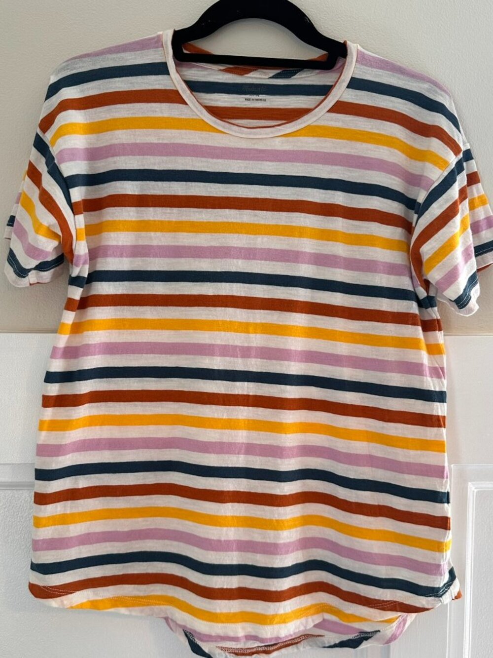 Madewell Multicolor Horizontal Striped T-Shirt